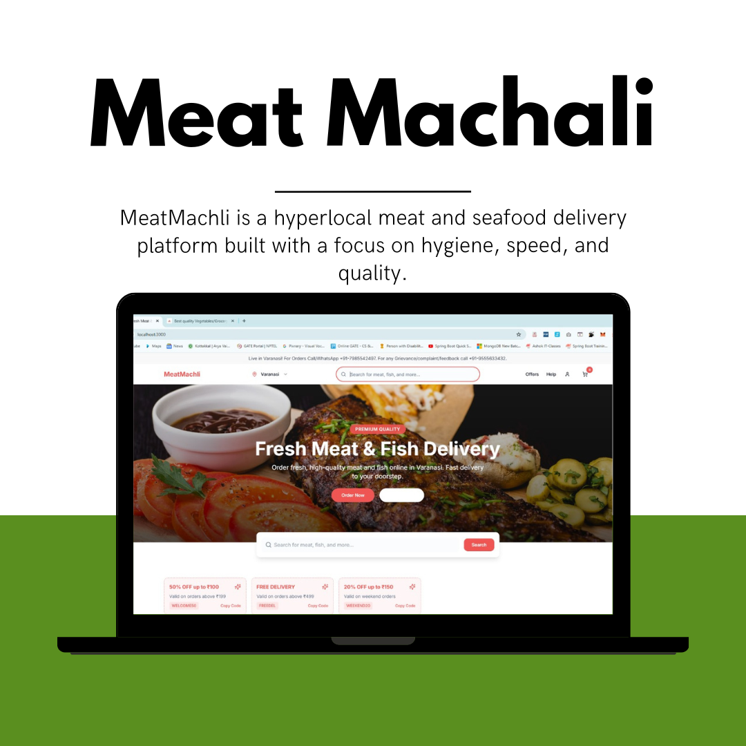 Meat Machali - Food Delivery project by GlobusLogic