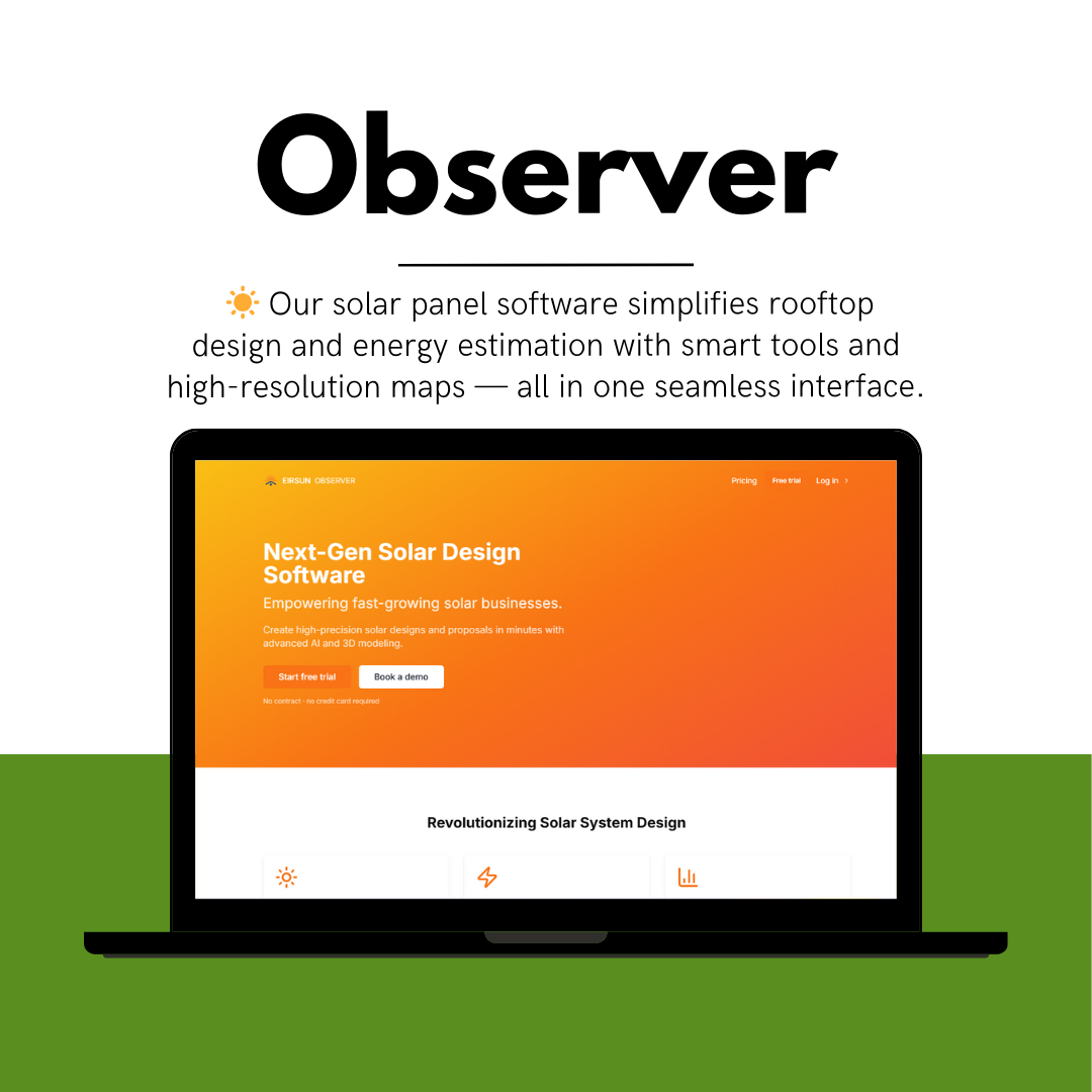 Observer Solar - Solar Energy project by GlobusLogic